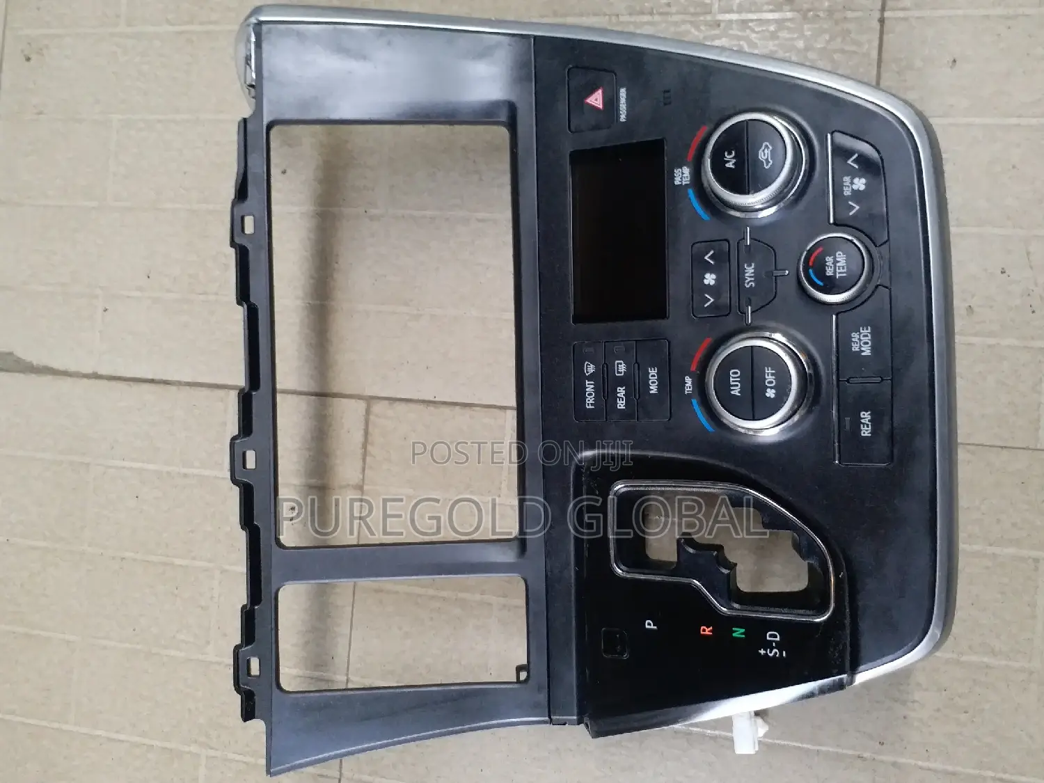 Toyota Sienna 2017 Model Ac Control Panel