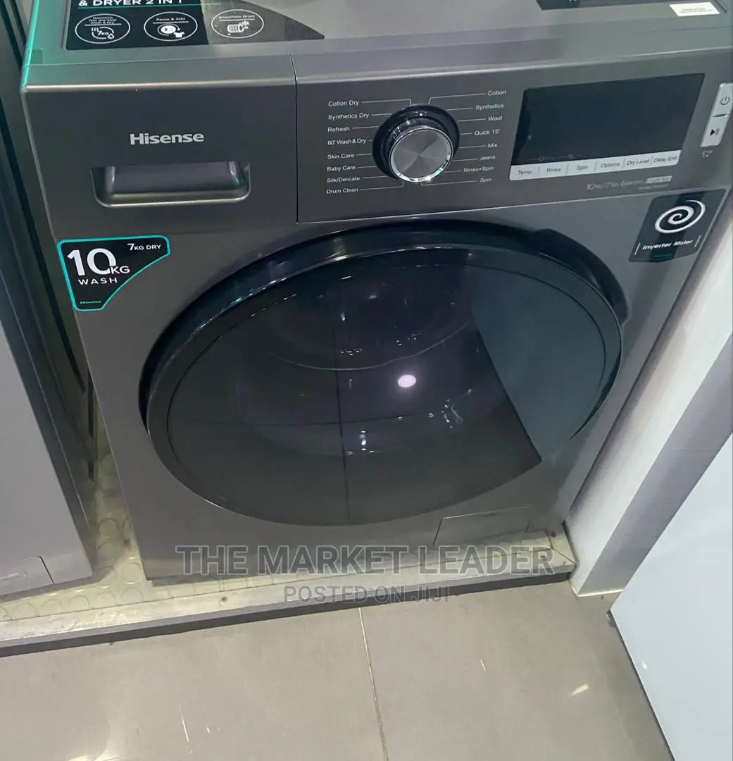 Hisense Front Load Washer 1043bt-Wd3q10kg Wash 6kg Dry