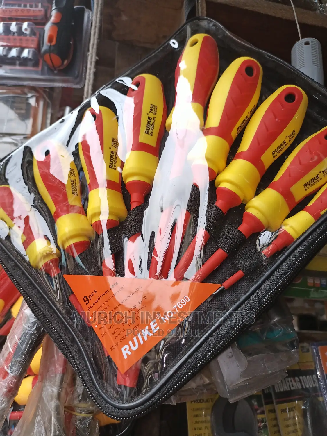 9 Pcs Insulated Screwdriver Set