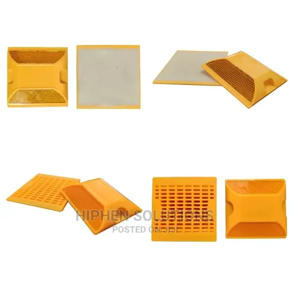 Plastic Safety Yellow Road Stud