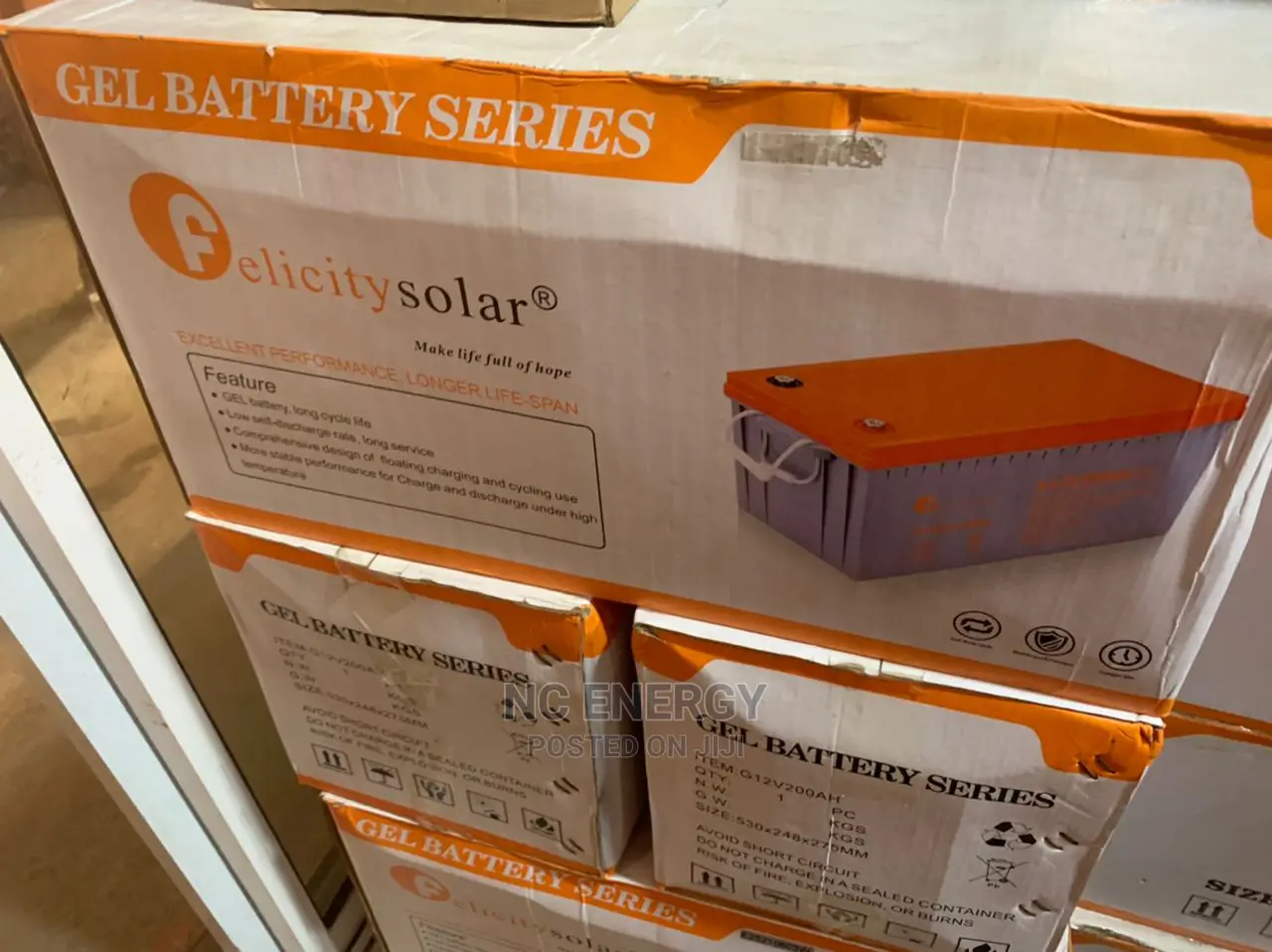 Felicity 12v 200ah Battery