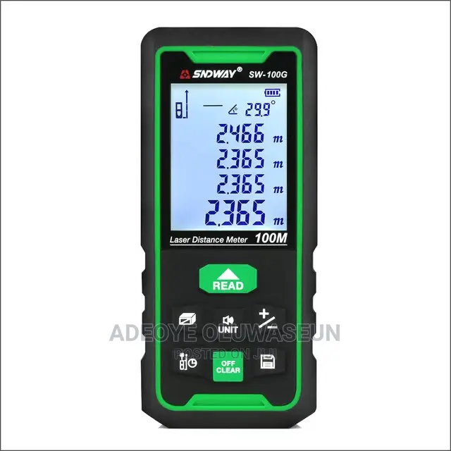 100m Outdoor Laser Meter/Outdoor Distance Meter/ Laser Tape