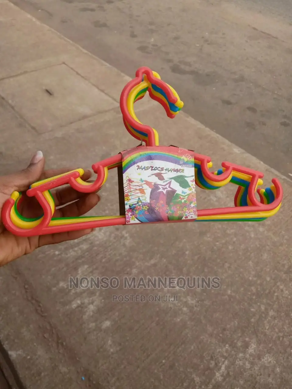 Colourful Kids Plastic Hangers