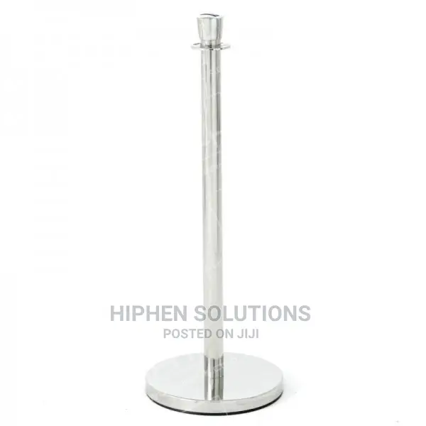 Safety Chrome Metal Stanchions for Airport