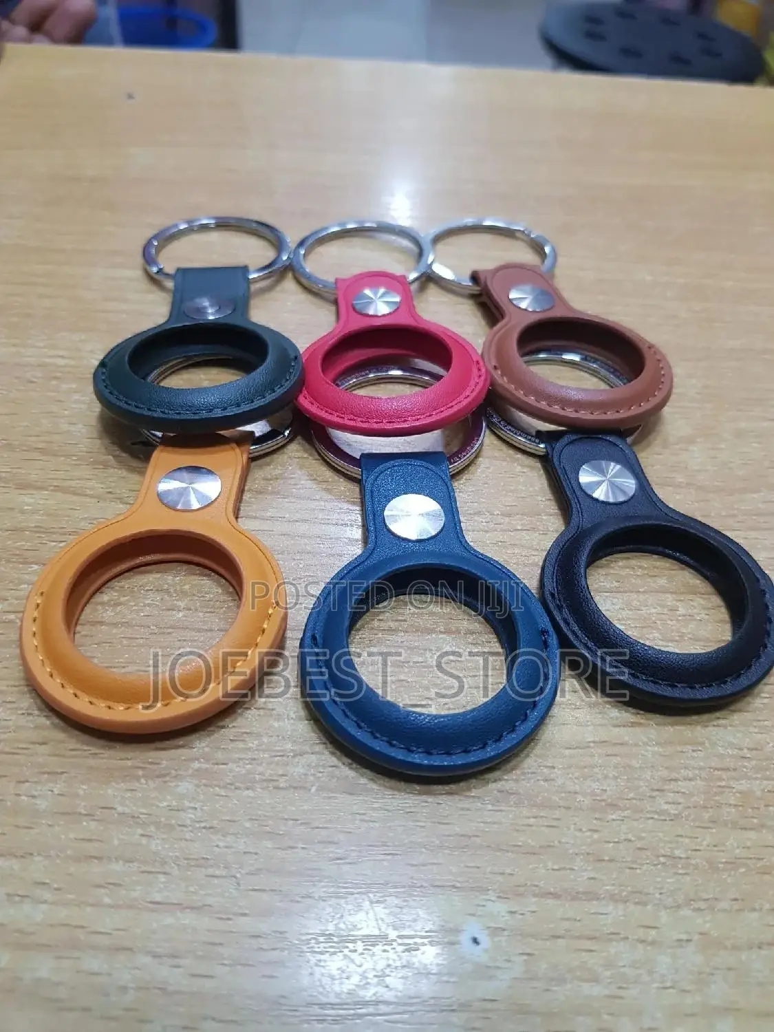 Apple Airtag Leather Key Ring Case