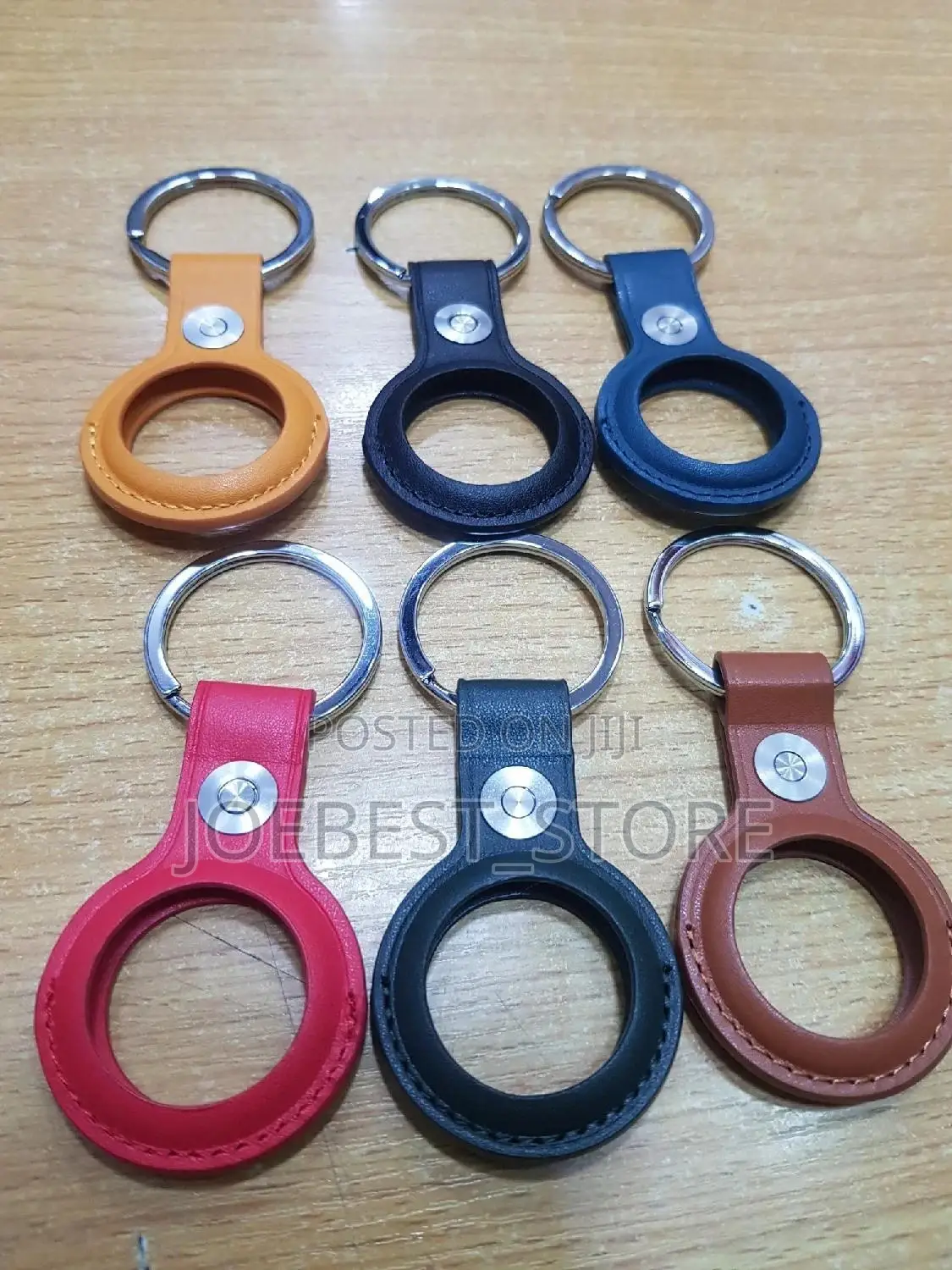 Apple Airtag Leather Key Ring Case