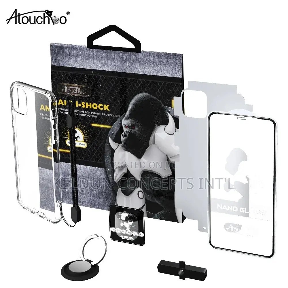 Anti-shock 6 In 1 iPhone 12 Transparent Case