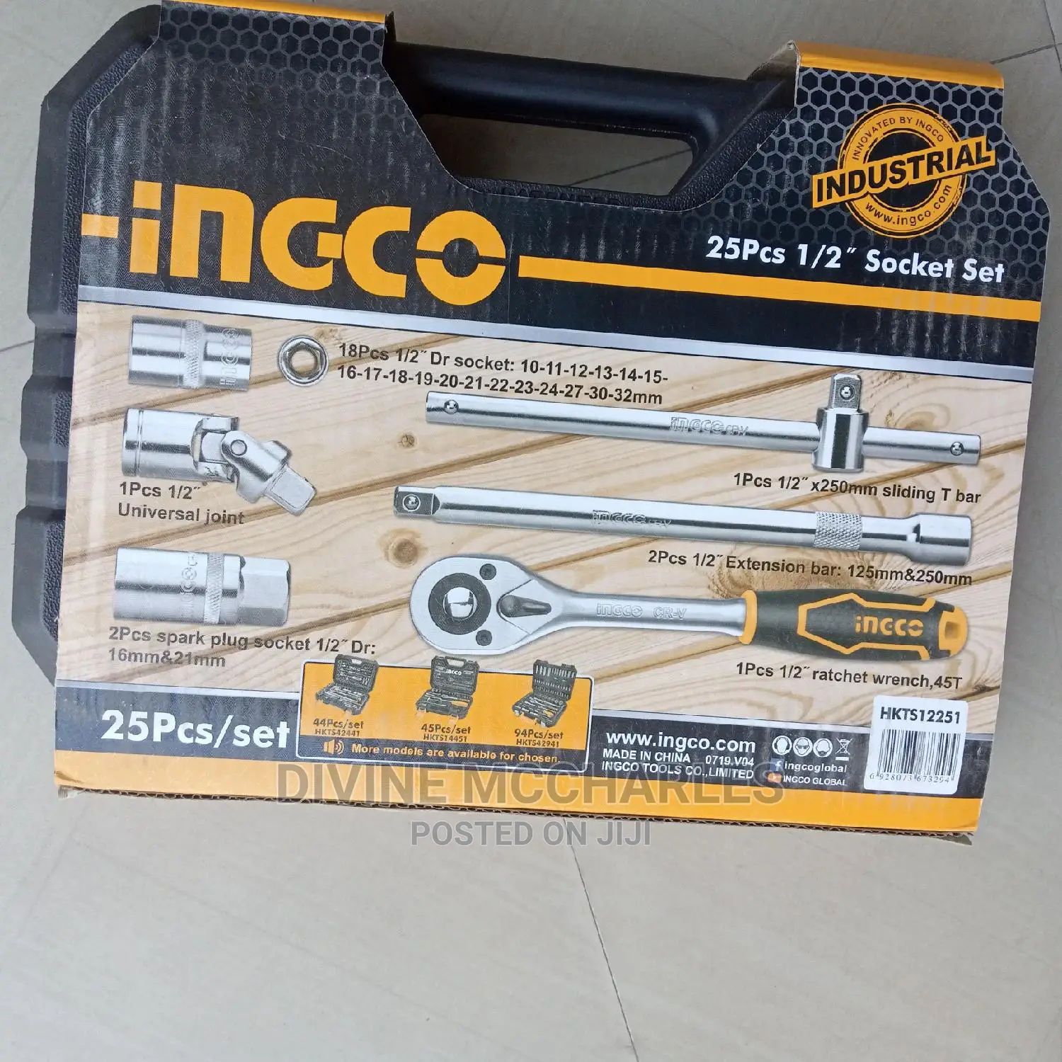 25pcs INGCO Socket Wrench Set