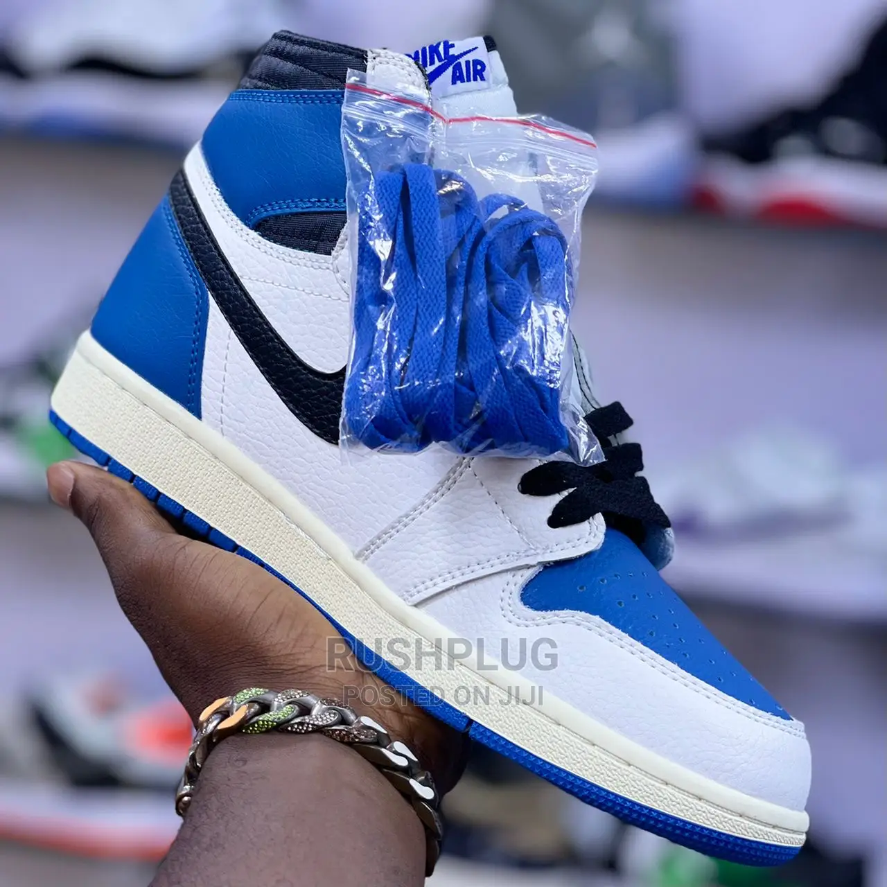 Travis Ttocs X Air Jordan 1 High Og ‘ Military Blue Royal
