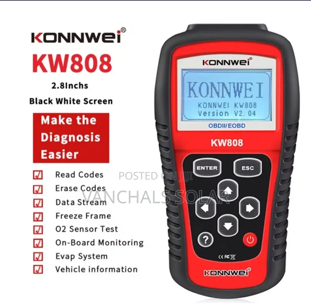 Kw808 Obd2 Car Auto Diagnostic Scanner