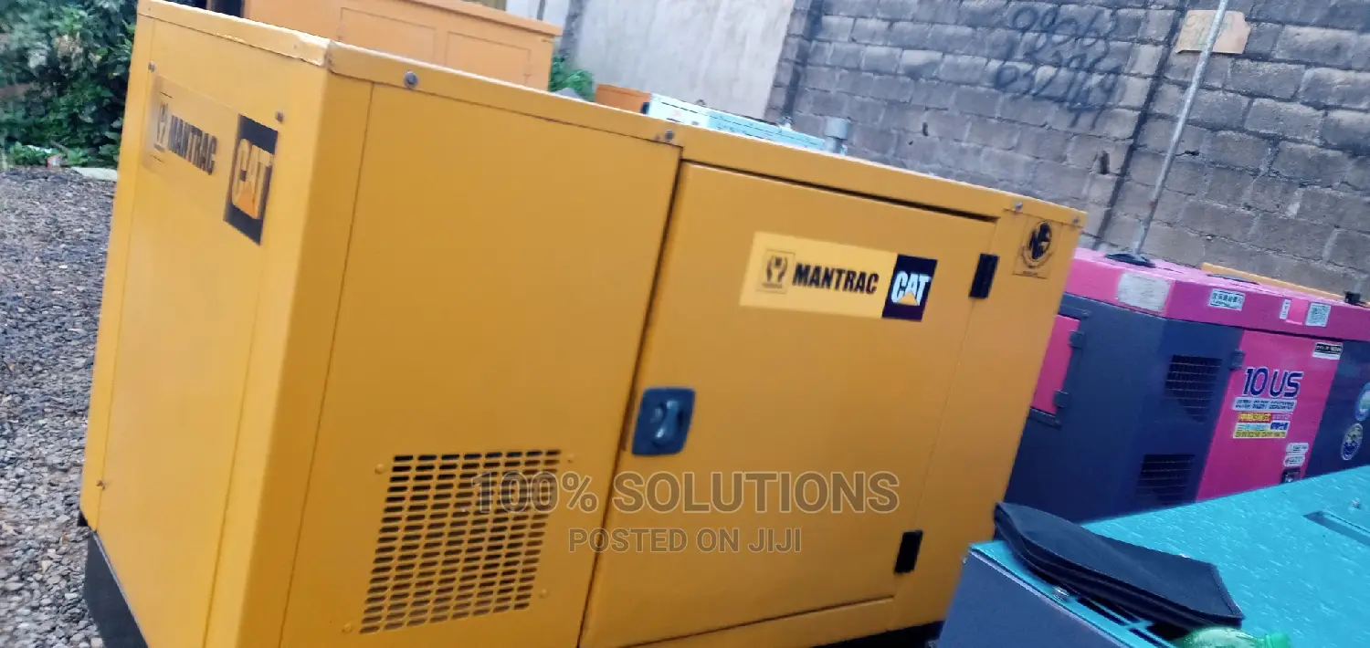 15kva Mantrac (Cat) Sound Proof Generator for Sale.