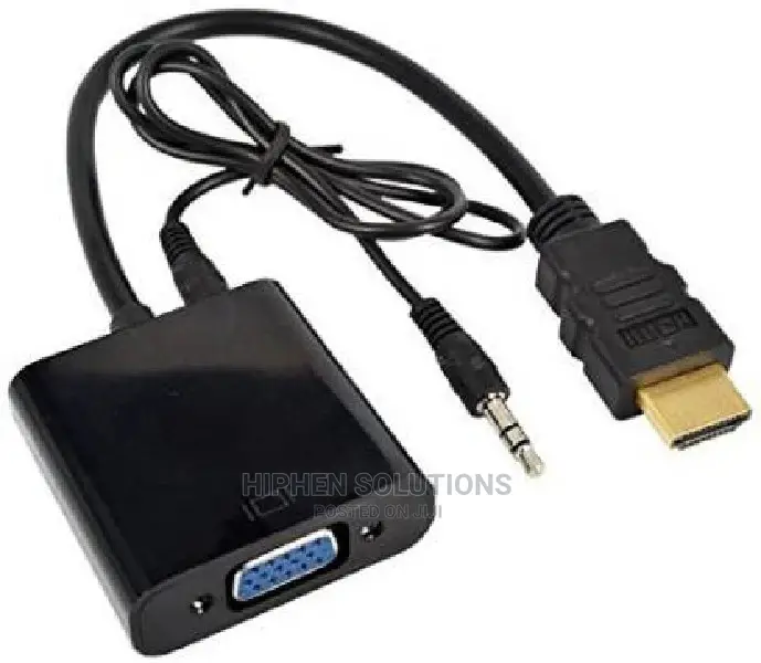 Universal HDMI to VGA Adapter (Black)