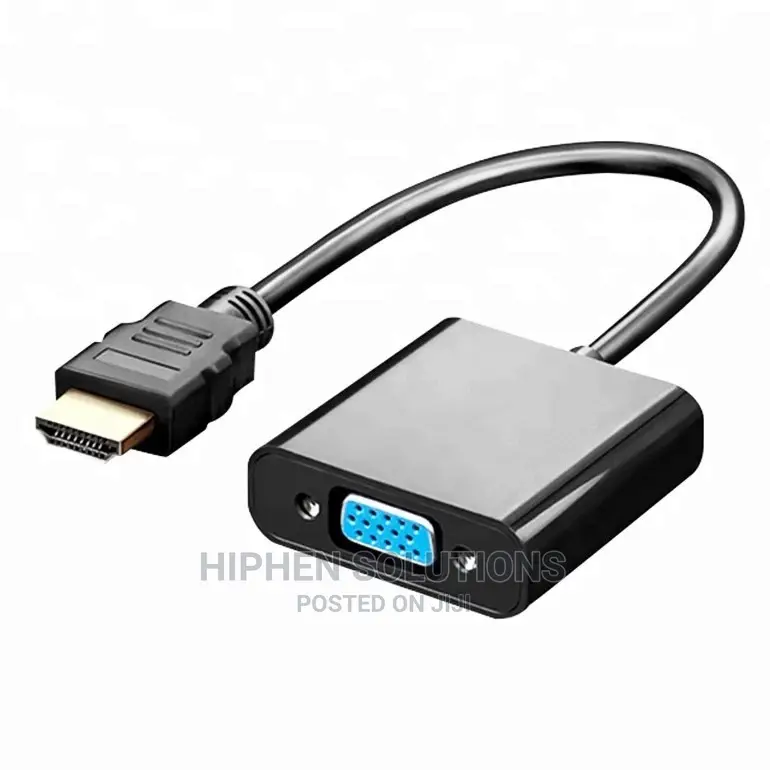 HDMI Male to VGA Female Video Converter Adapter Cable Black
