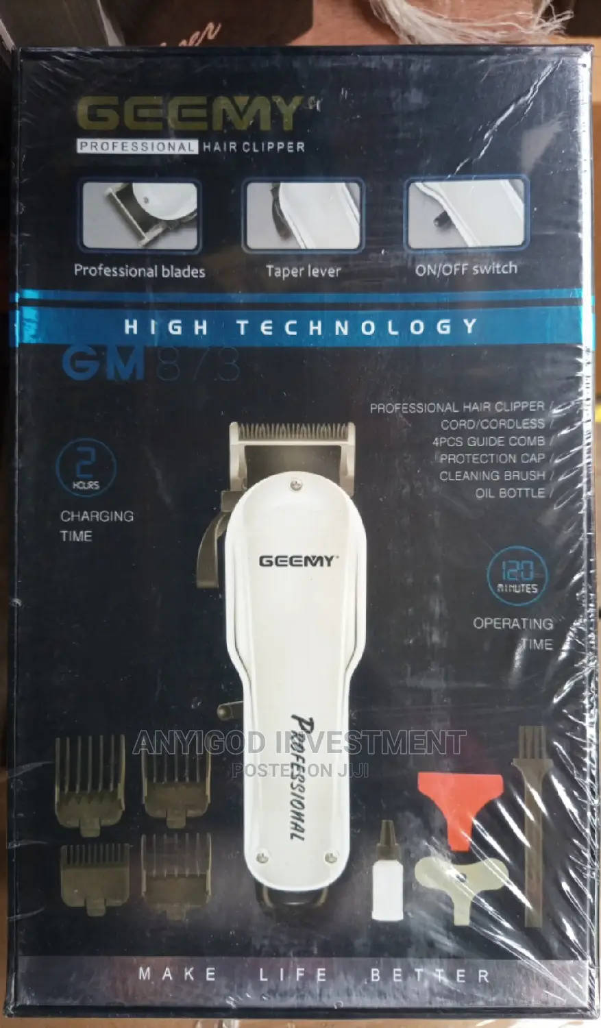 Geemy High Technology Rechargeable Hair Clipper
