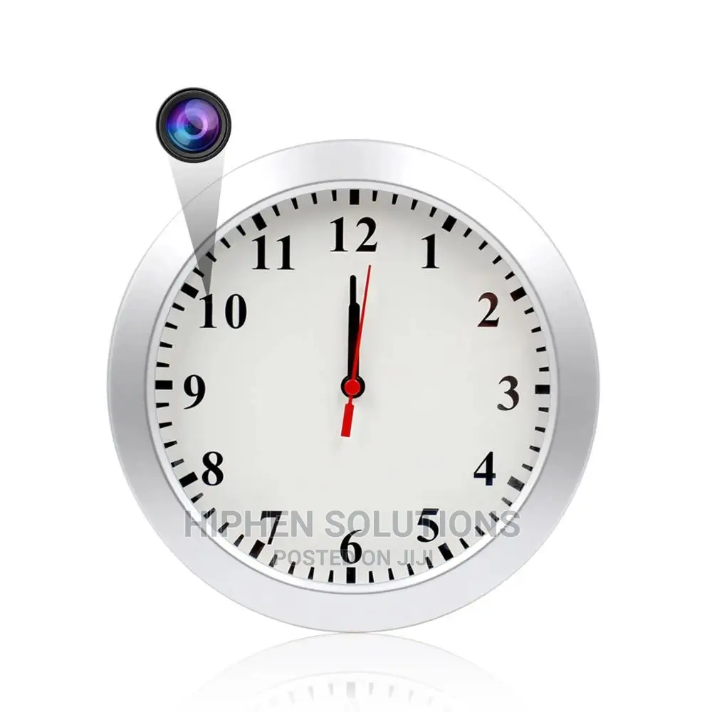 Wall Clock Wifi Internet Enabled Hidden Camera FULL HD
