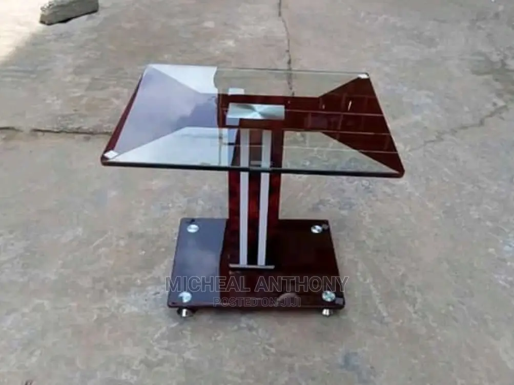 Portable Glass Side Stool