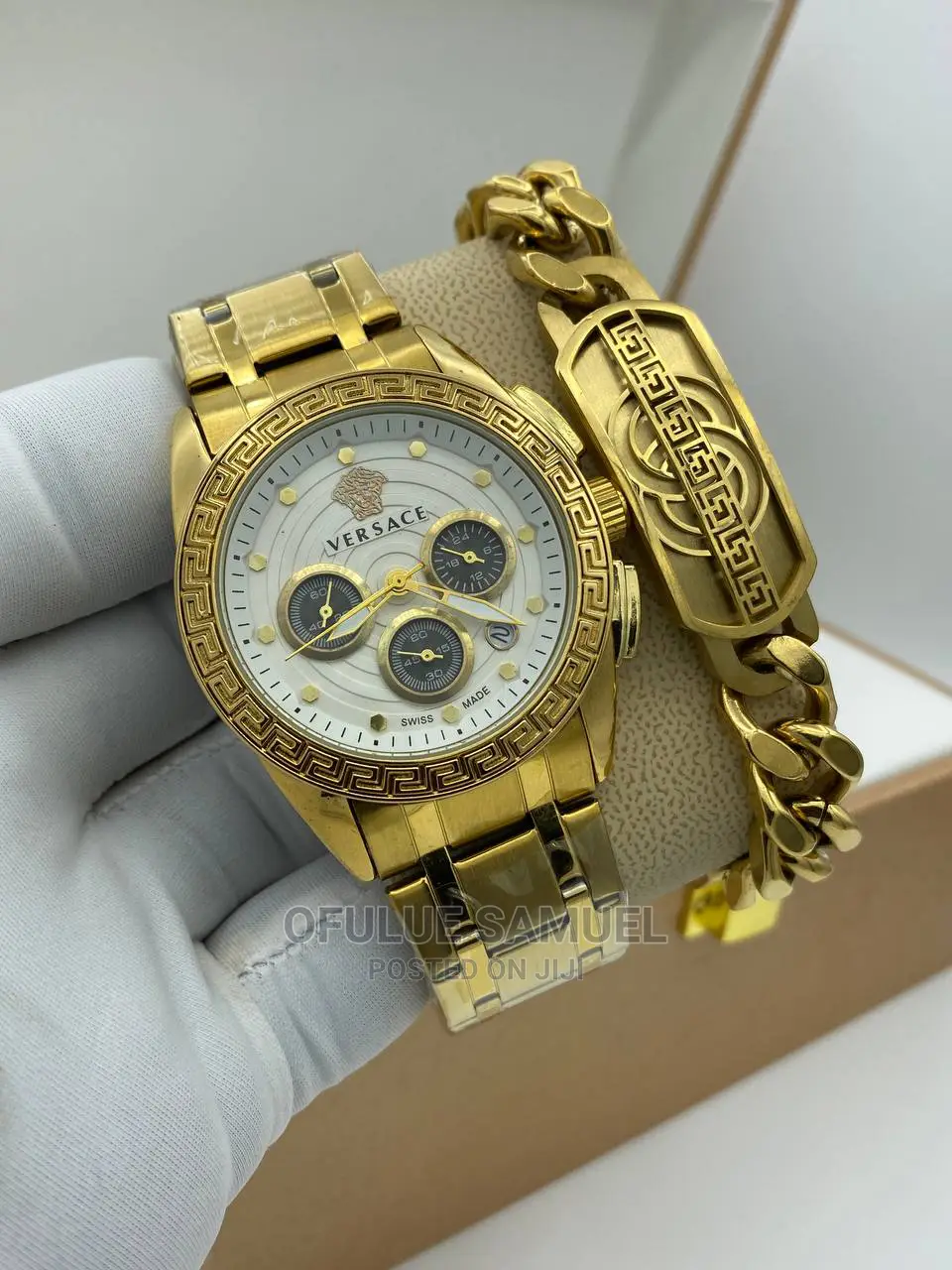 Versace Chronograph Wristwatch