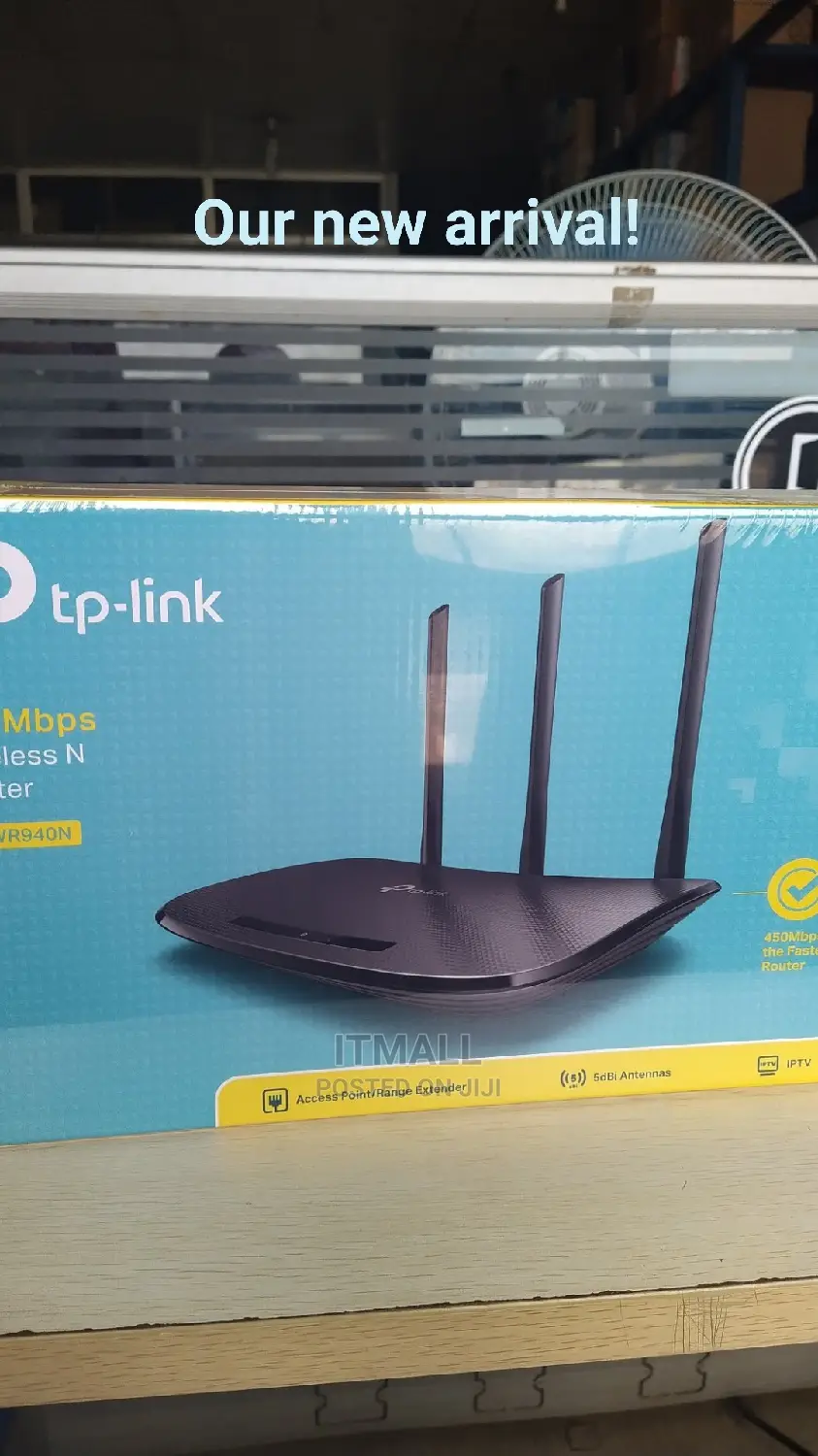Tplink 450mbps Wireless Network Router.