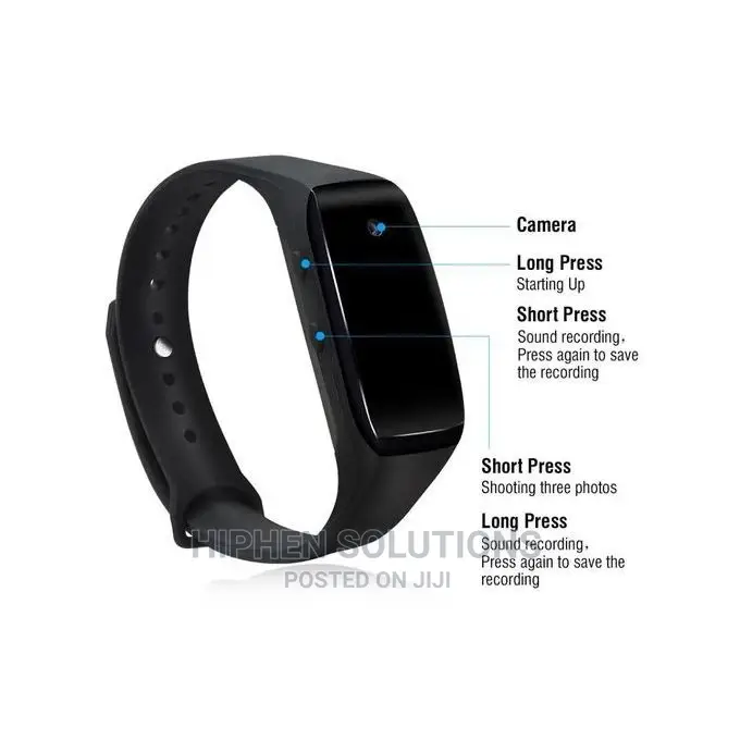 Spy Security Camera With Wrist Smart Watch