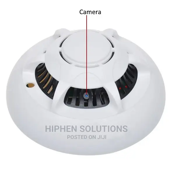 Wide Angle IP Network Smoke Detector Camera