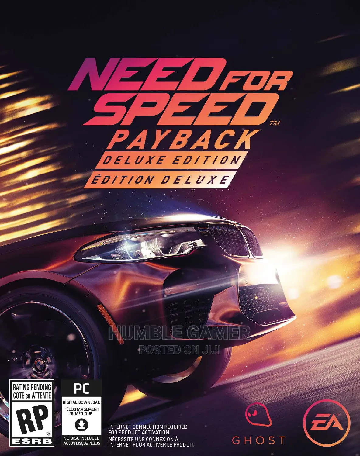 Need for Speed (NFS) Payback DVD Game Discs for PC/Laptops