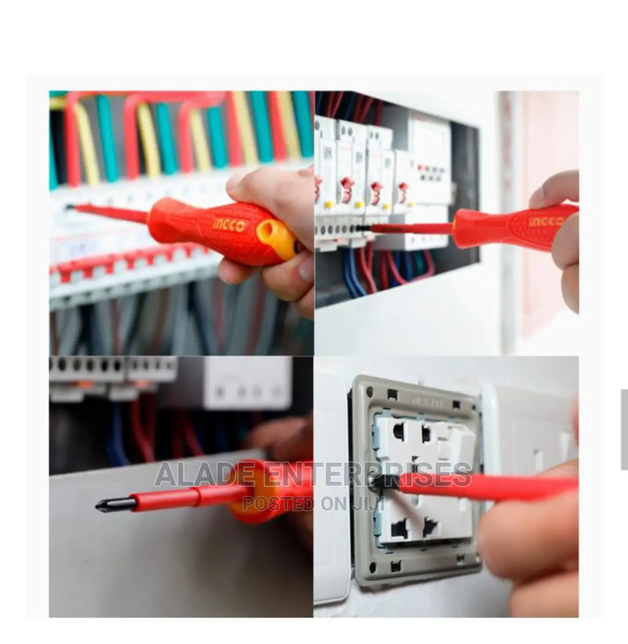Ingco 6pcs Insulated Electrician Screwdriver