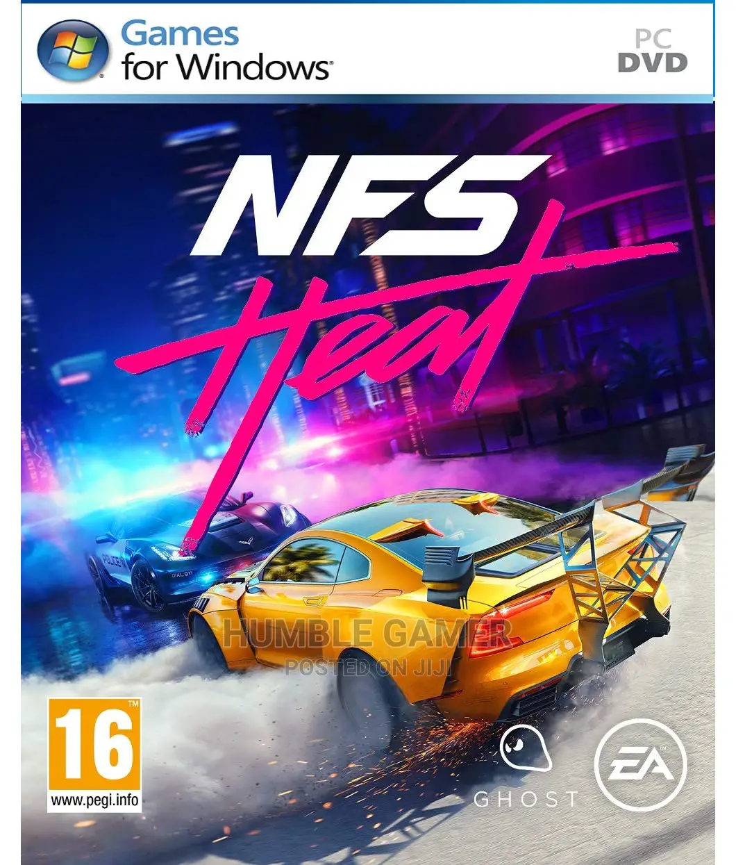 Need for Speed (NFS) Heat DVD Game Disks for PC and Laptops