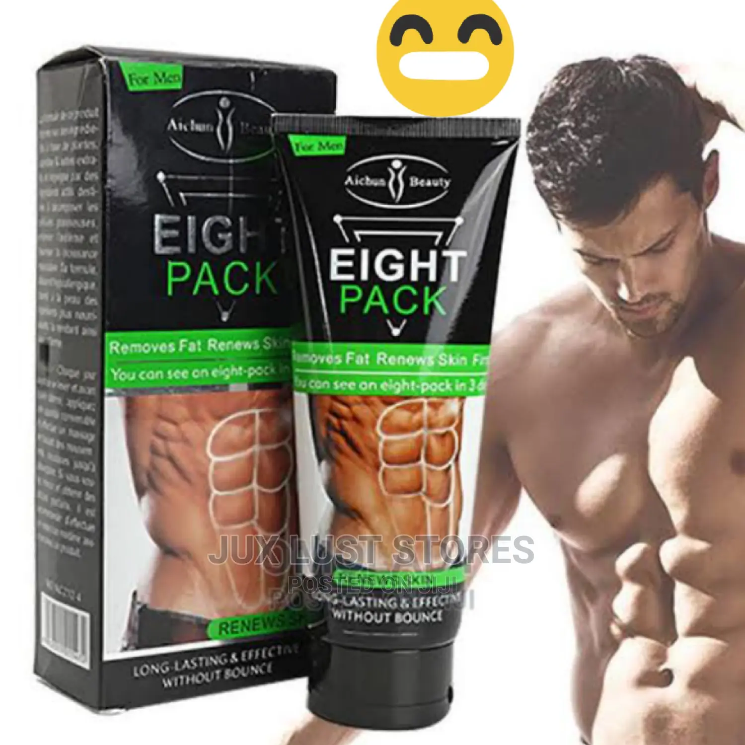 Eight Packs Fat Burner Cream and Muscles Enhancer