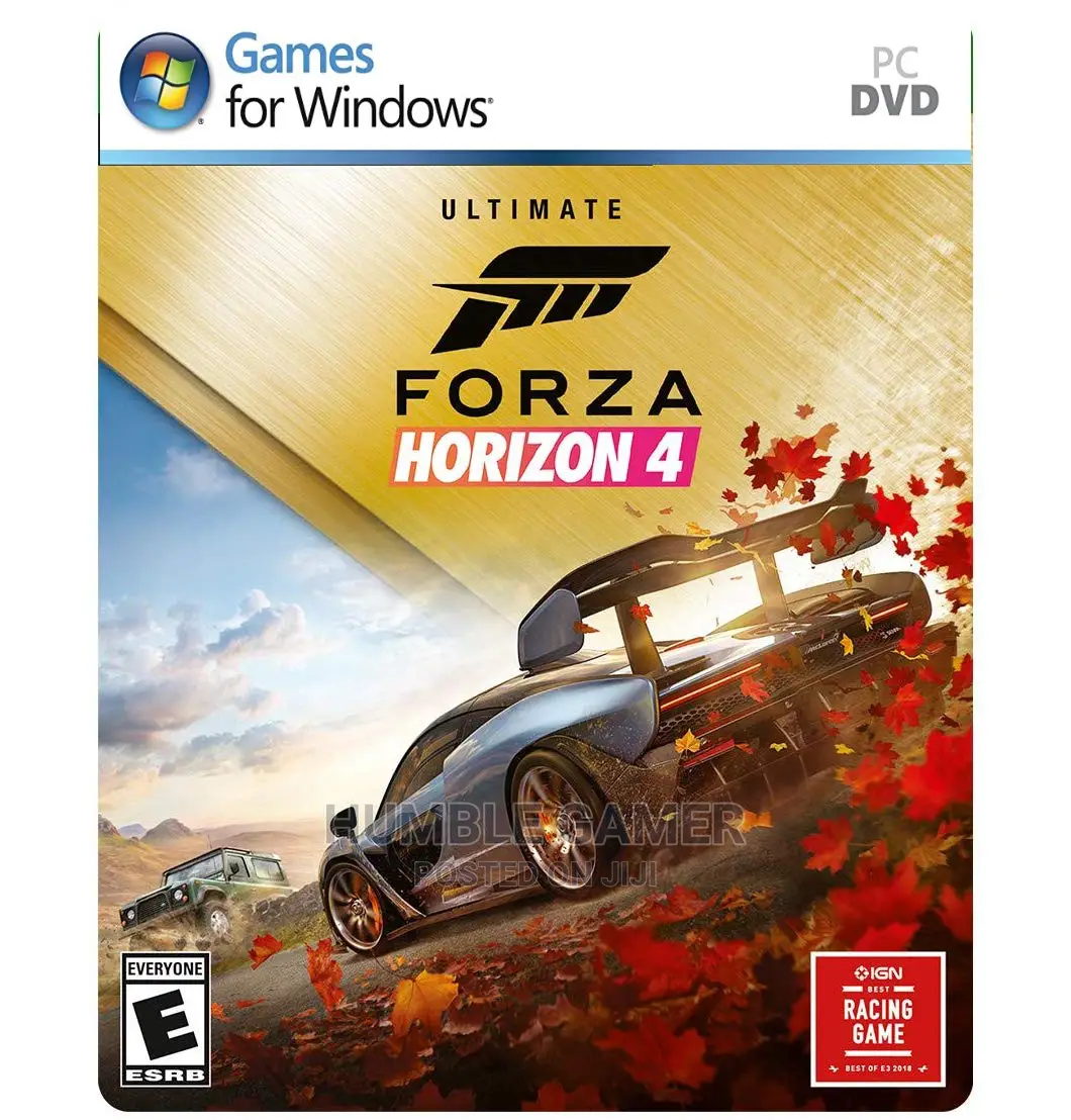 Forza Horizon 4 DVD Game Disks for PC and Laptops Available