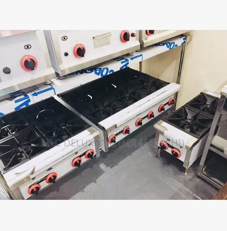 TABLE TOP Industrial Gas Cooker (4 and 6 Burners Available)