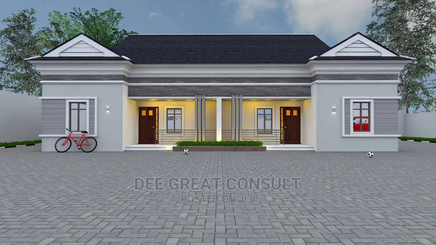 Proposed Twin Flat Two-Bedroom