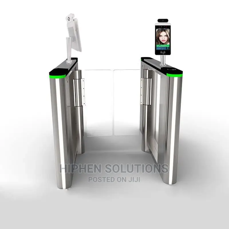 High Security RFID or Barcode Turnstile Barrier