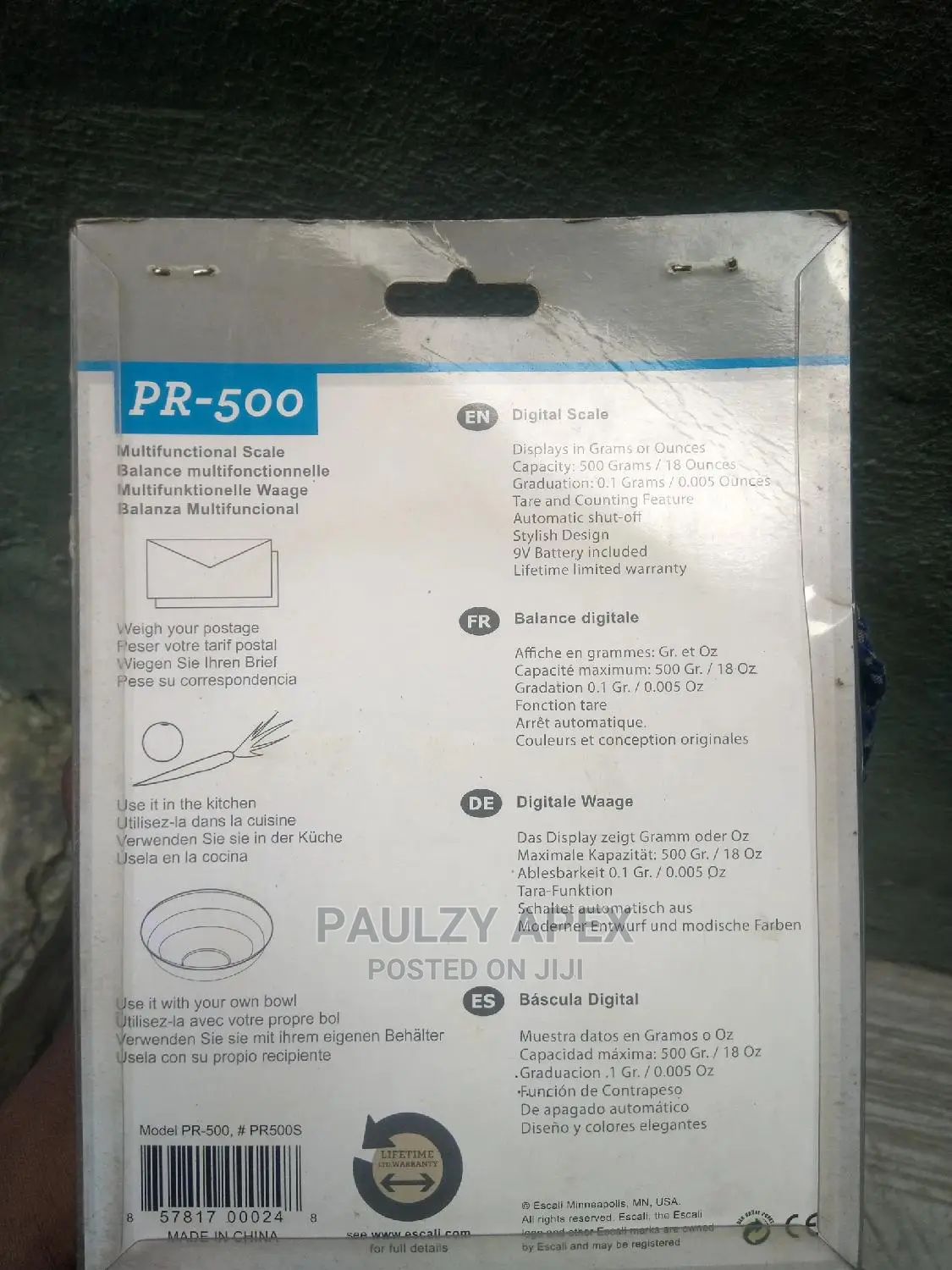 Escali Digital Scale Balance