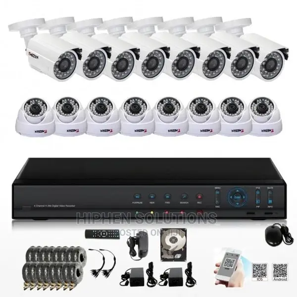 16channel HDMI DVR CCTV Kits Security Cameras System