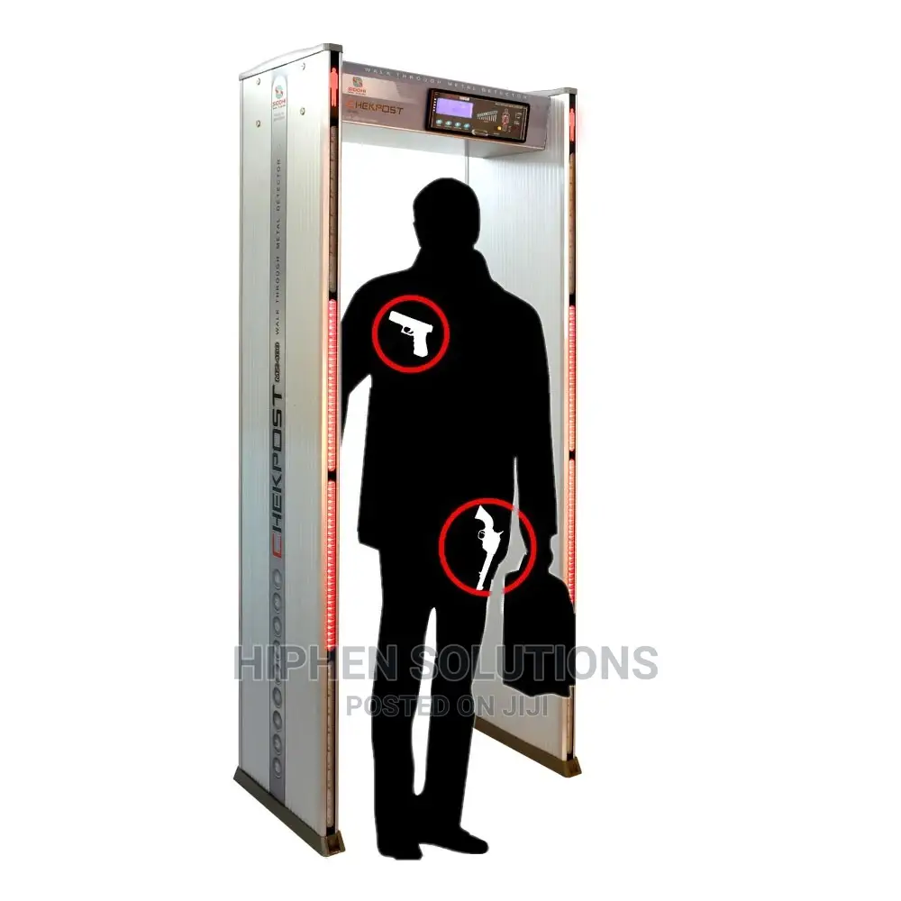 Multi Zone Airport Walk Through Metal Detector
