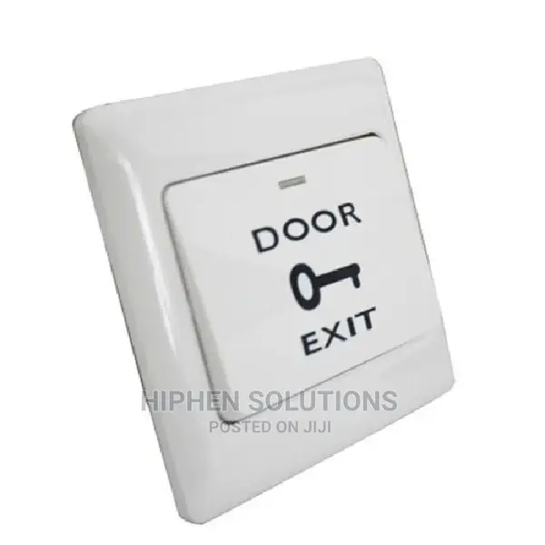 White Door Exit Push Button Switches