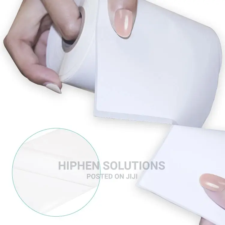 Blank White Direct Thermal Barcode Paper