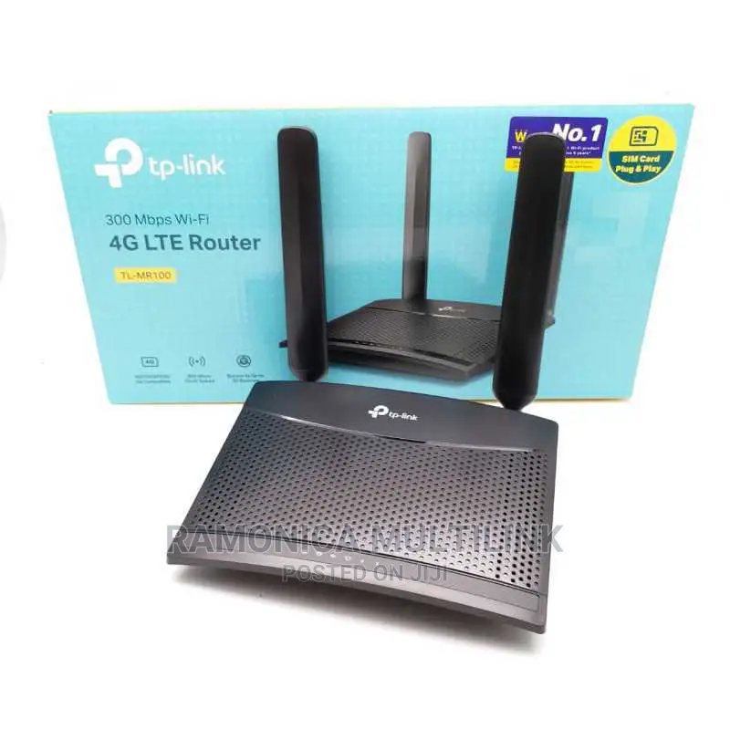 Tp-Link 300 Mbps Wireless N 4G LTE Router (Tl-Mr100)