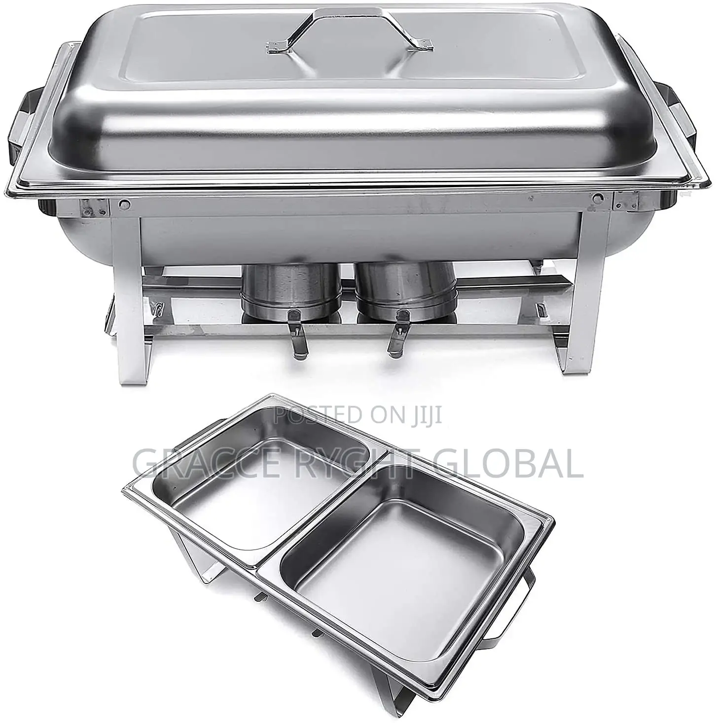 Stainless Steel 2 In1 Chaffing Dish Buffet Set