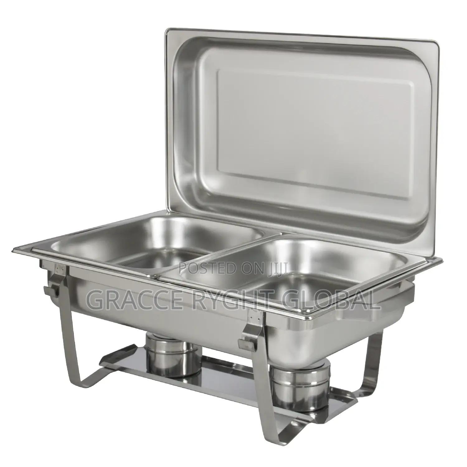 Stainless Steel 2 In1 Chaffing Dish Buffet Set