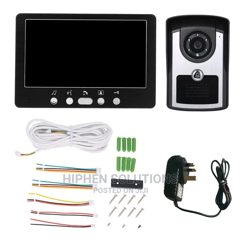 7 Inch Monitor HD Camera Video Door Phone Intercom System