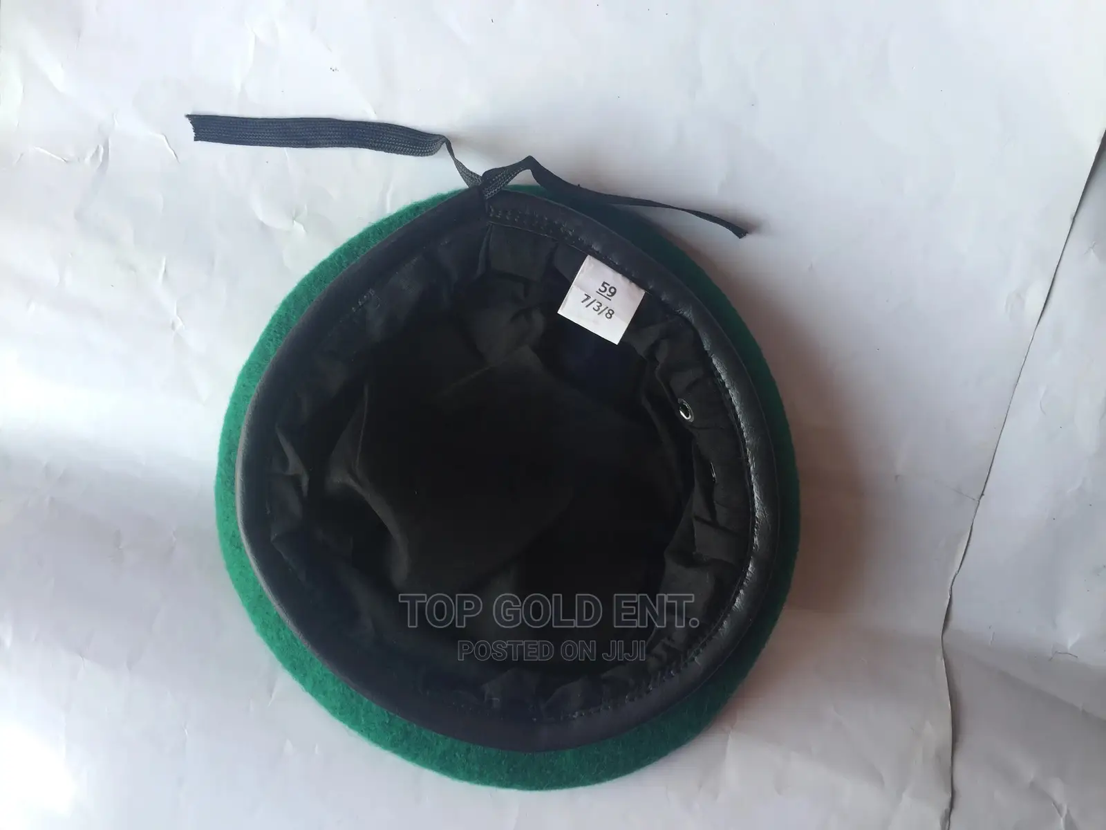 Green, Black and Wine Beret Cap