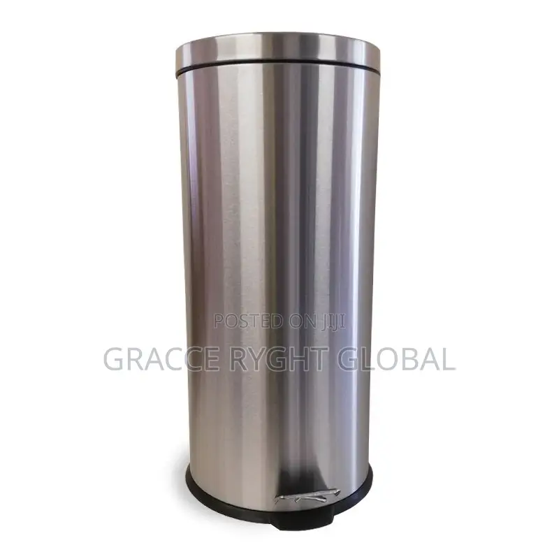 30l Stainless Pedal Bin