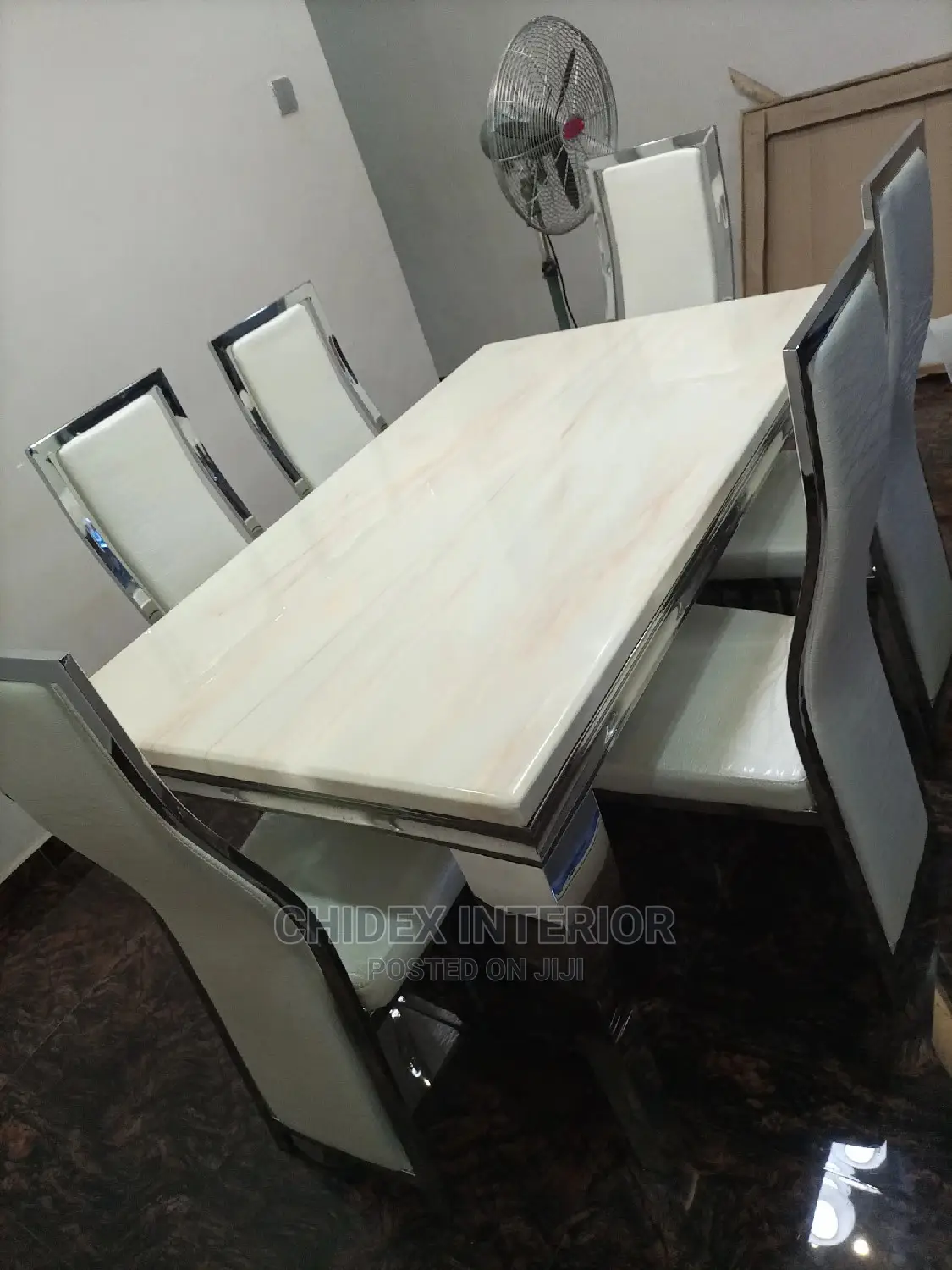 Marble Dining Table 6 Seater