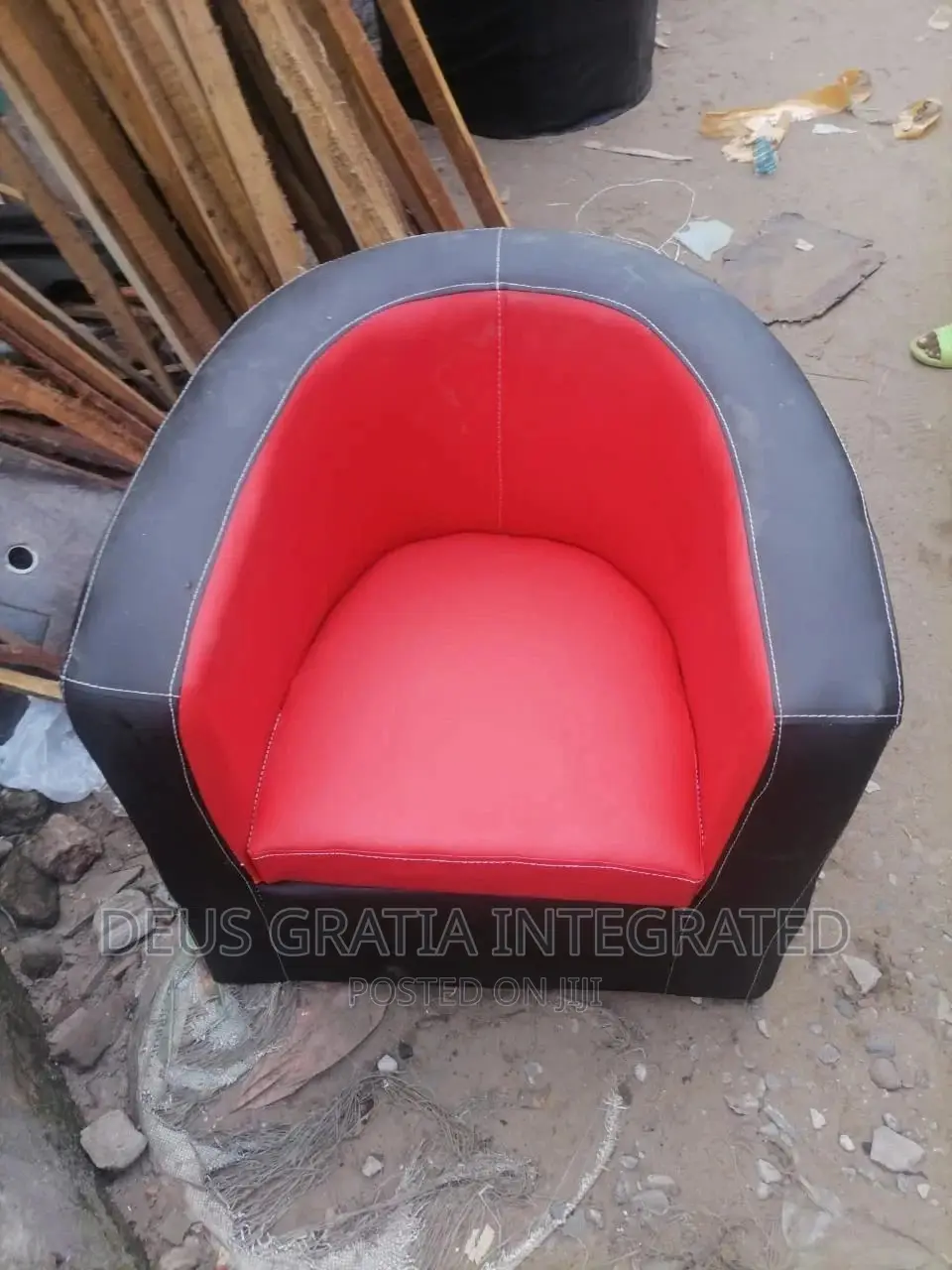 Red And Black Hotel Chair