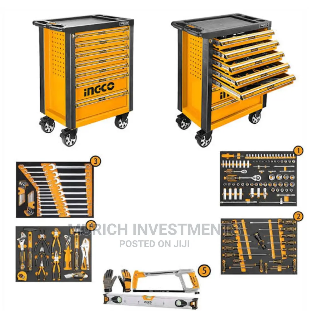 162pcs Mechanical Tool Chest Set INGCO HTCS271621