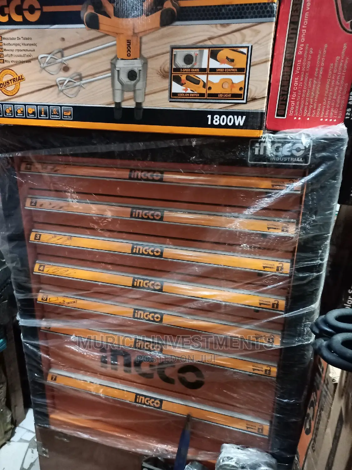 162pcs Mechanical Tool Chest Set INGCO HTCS271621