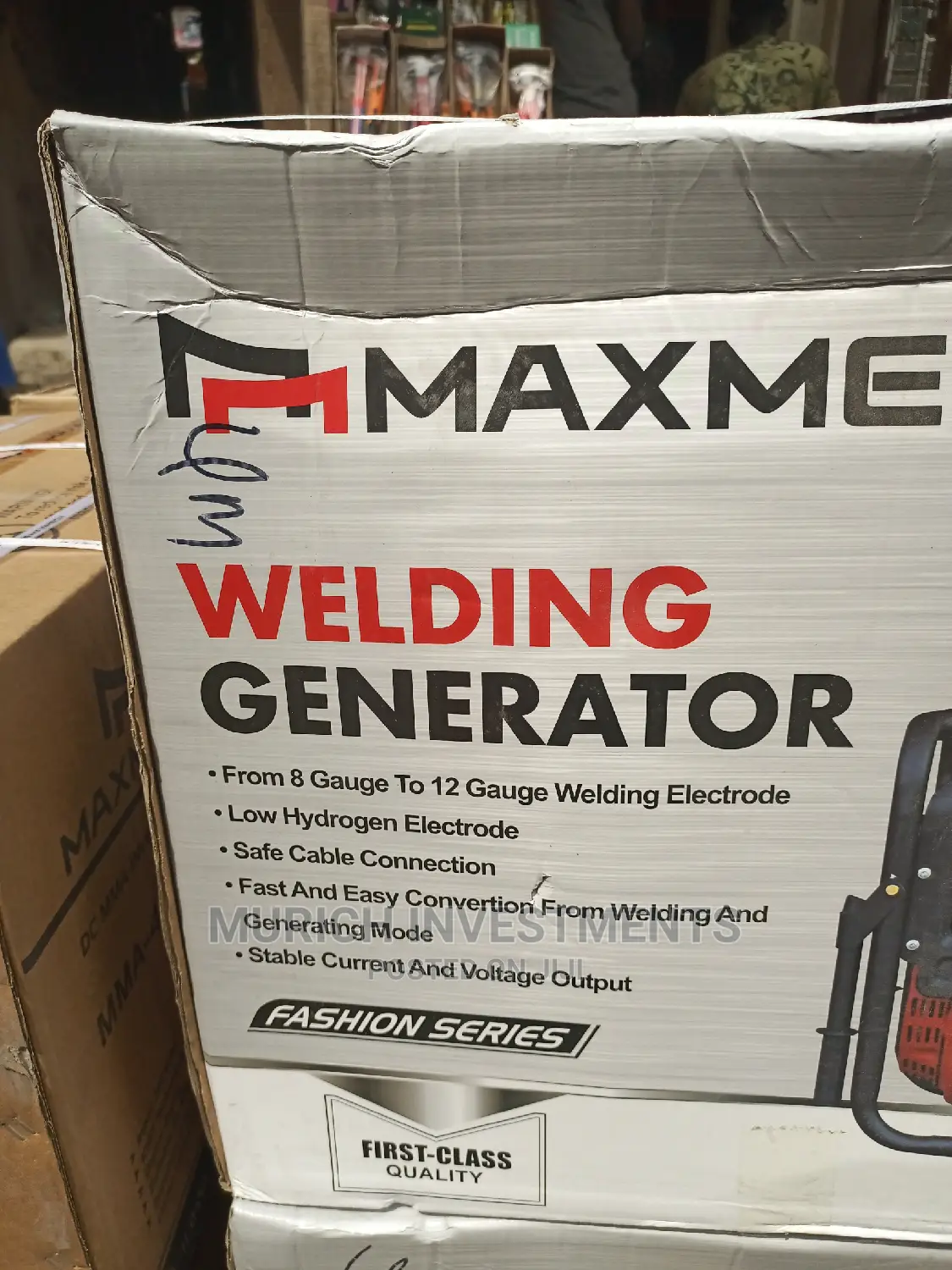 Maxmech Welding Generator 5.5kva 250A
