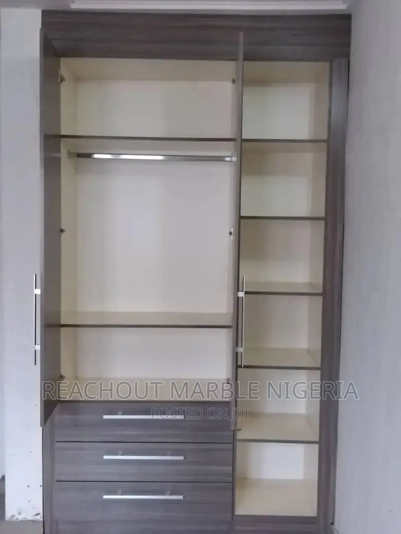 Kitchen Cabinet Fabrication With Marble Counter Top