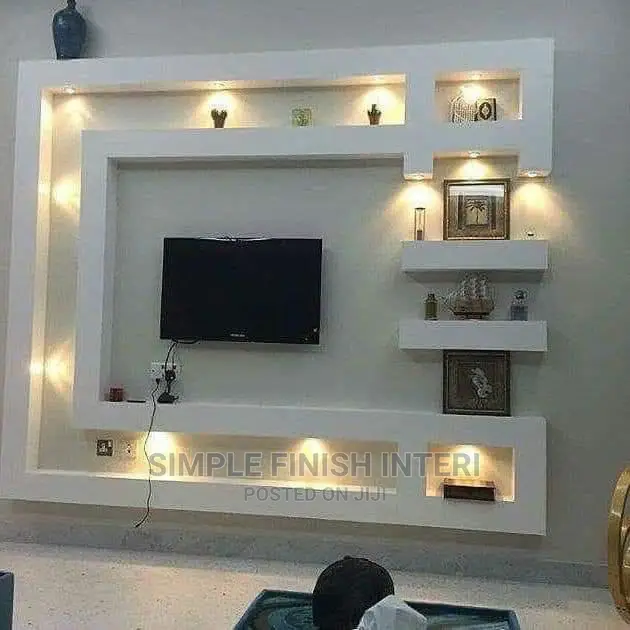 Interior Design. An Tv Wall Design